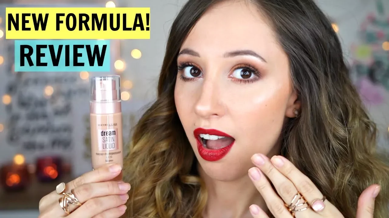Maybelline Dream Satin Liquid Foundation | REVIEW - saytiocoartillero. 