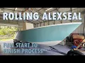Rolling Alexseal paint with AMAZING results
