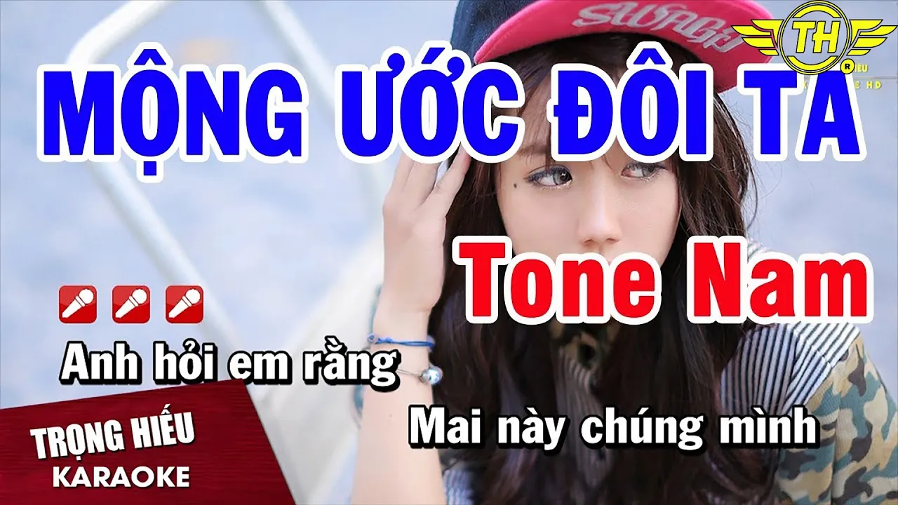 Karaoke Mộng Ước Đôi Ta Tone Nam Nhạc Sống Âm Thanh Chuẩn | Trọng Hiếu