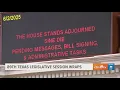 89th Texas Legislature session comes to an end