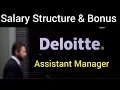 Deloitte Assistant Manager Salary Deloitte Assistant Manager Jobs Salary Deloitte Career