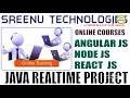 Angular Js Node Js React Js Online Training in Sreenu Technologies
