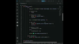 Python Restaurant Billing System for Beginners Best Python Project for GitHub Portfolio