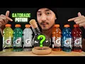 ASMR MIXING EVERY GATORADE FLAVOR DRINKING ASMR EXTREME GULPS 99 99 SATISFACTION POTION