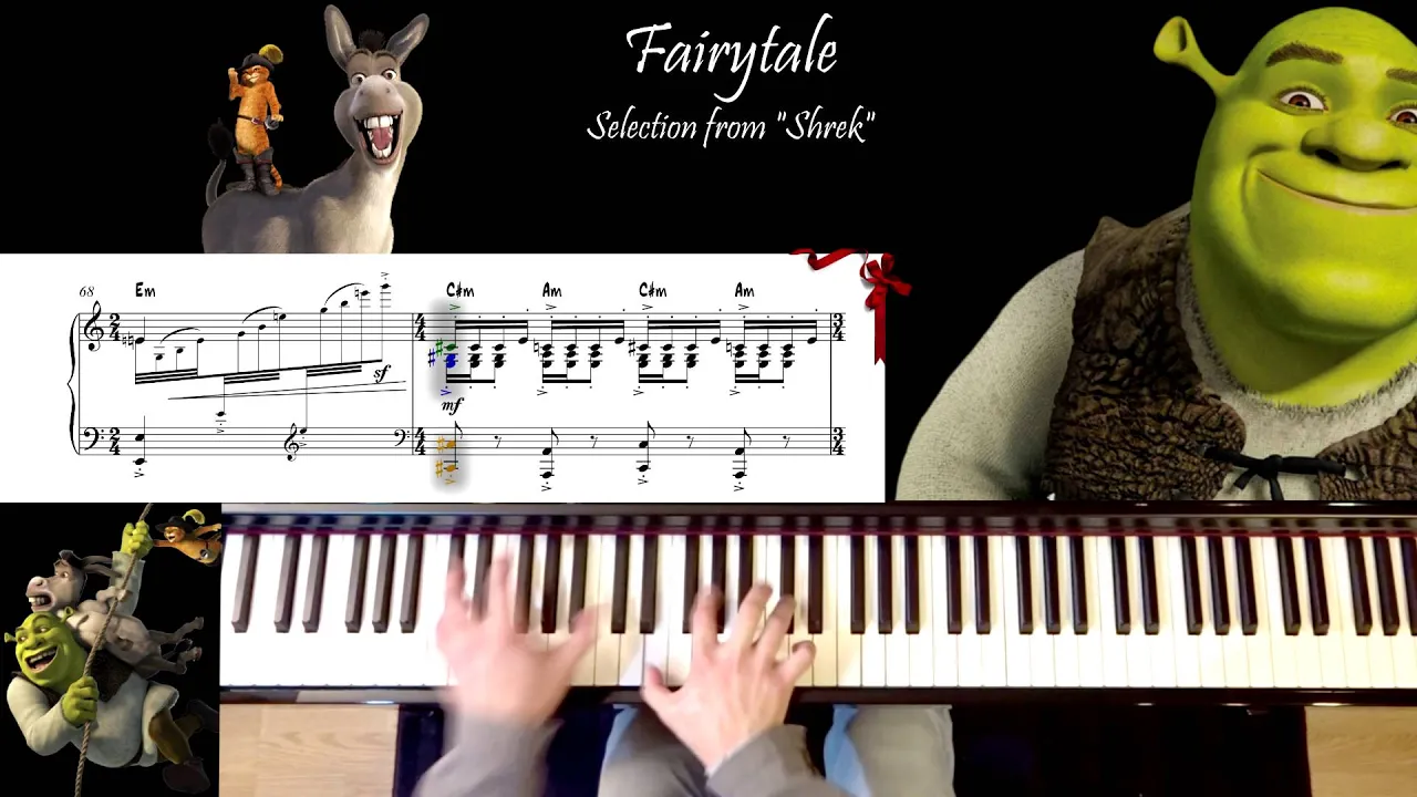 Shrek ost - "Fairytale" - Piano cover