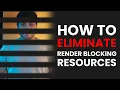 How To Eliminate Render Blocking Resources In Hindi WordPress Speed Tips