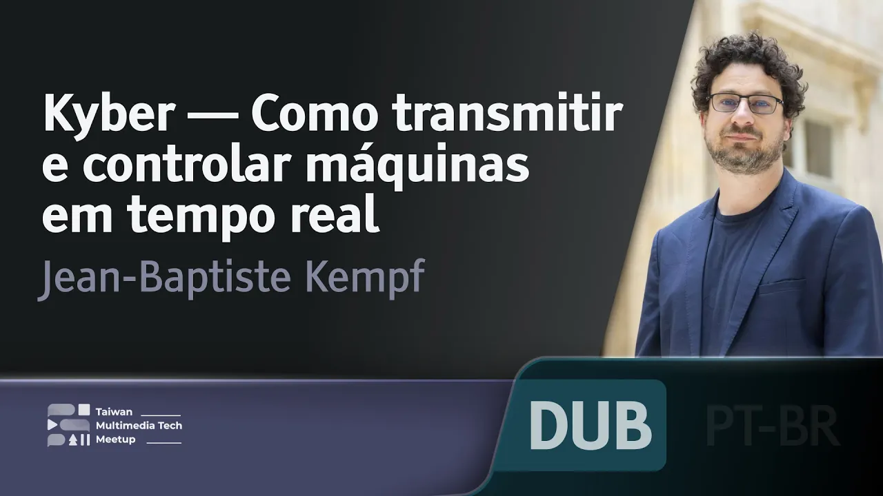 Vídeo no YouTube:  Kyber: Como transmitir e controlar máquinas em tempo real • Jean-Baptiste Kempf (VLC, ffmpeg)