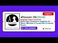 Angular Date Pipe - Short Medium Long Date Angular Pipes Pipes in Angular Hindi Session-114