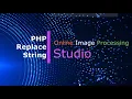 how to replace word using php