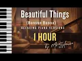 Download Lagu (1 HOUR) Beautiful Things piano cover - Benson Boone - Relaxing version by MrSylence