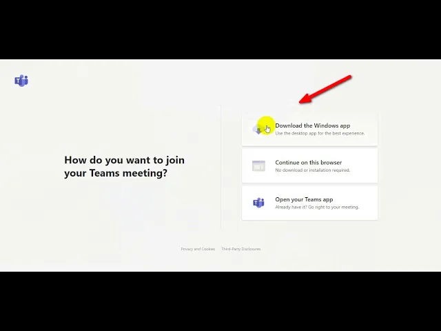 შეხვედრაში გაწევრიანება ბმულის საშუალებით