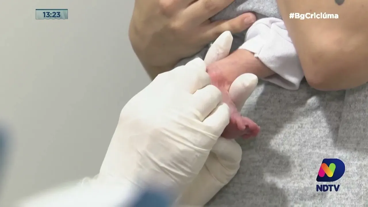 Teste do pezinho: Araranguá recebe declaração de reconhecimento na triagem neonatal