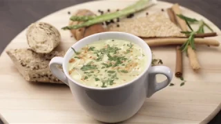 وجبة صحية في دقيقة   شوربة الهليون دندنها