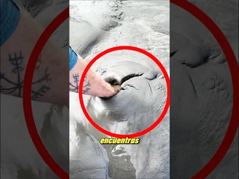 Si encuentras esta arena gris en la playa ¡no la pises!😱