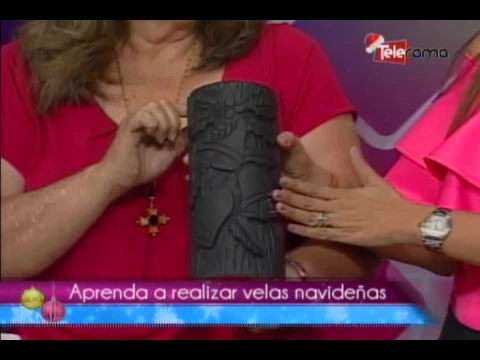 Aprenda a realizar velas navideñas