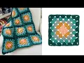 How to Crochet the New Bernat Blanket All In One Granny Square