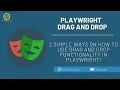 Playwright How to Drag and Drop