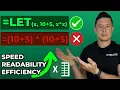 Excel LET Function Tutorial Clean Fast Smarter Formulas