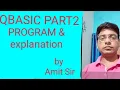 QBASIC PART 2 program and explanation