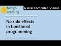 Side effects in functional programming
