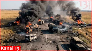 Ukraine pounds Russian logistics on routes to Crimea in Donetsk and Luhansk