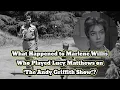 What Happened to Marlene Willis Who Played Lucy Matthews on The Andy Griffith Show