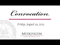 Opening Convocation 2022 Muskingum University