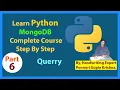 Learn Python MongoDB Complete Course Step By Step Query Ponnuri Gopie Krishna Part-6