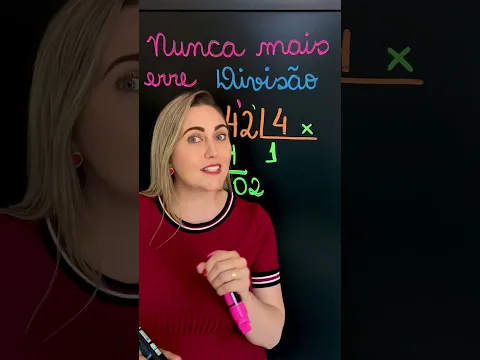 ⚠️ NUNCA MAIS ERRE DIVISÃO!! #euaprendicomamor #aprendermatematica #matemática