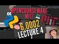MIT 6 0002 Watchalong Lecture 4 Stochastic Thinking Livestream Rewatch