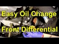 HOW TO Change Front Differential Fluid - 2015-2020 Colorado Canyon Easy Drain Fill