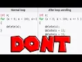 Don t unroll loops on the N64