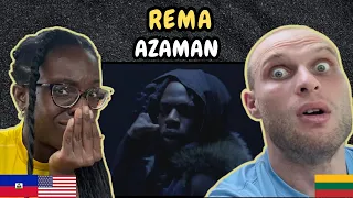 reaction to rema azaman music video first time hearing azaman