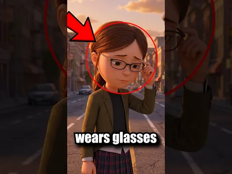 WHY WON'T MARGO TAKE OFF HER GLASSES? 😨 #despicableme #shorts #youtube