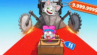AUTO de 1$ vs CAMIÓN PINCHO de 1.000.000$ en GTA!