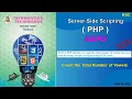SOP 2 PHP Class 12 Server Side Scripting PHP SOP2 Class 12