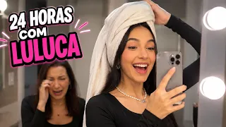 24 HORAS COMIGO ! FIZ MINHA MÃE CHORAR | Luluca