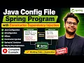 Java Configuration in Spring Framework Constructor Injection Step-by-Step
