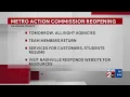 Metro Action Commission reopening Monday