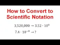 How to Convert Between Scientific and Standard Form Dan the Tutor