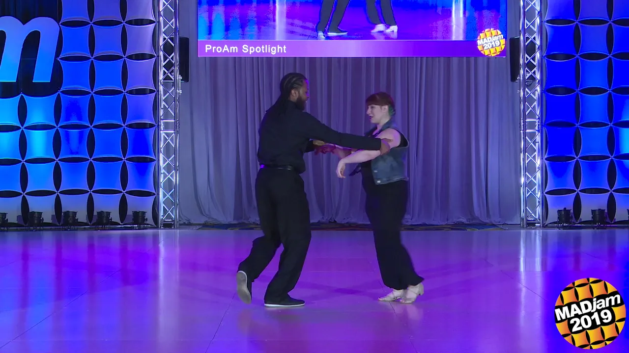 MADjam 2019 Pro Am Spotlight Follower Maria Ferrara with Markus Smith
