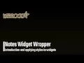 Notes Widget Wrapper WordPress Plugin Introduction and applying styles to widgets