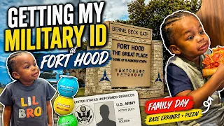 Come with us as we head to Fort Hood to get my military ID From base access and DEERS