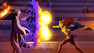 the legend of vox machina season 4 keyleth vs necro ninja fight scene recap episode 3 ending