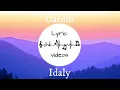Cardio Idaly Songtekst Video (Lyric Video)