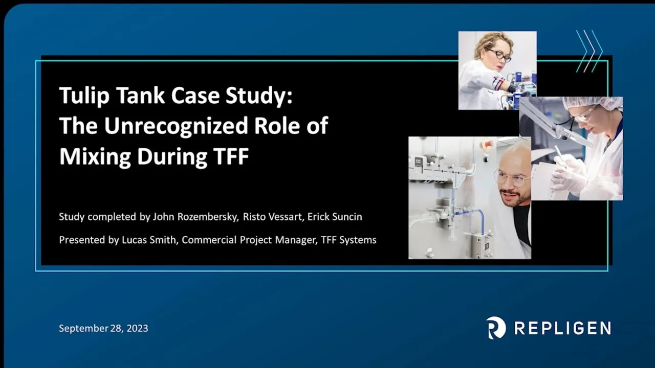 Tulip tank case study: The unrecognized role of mixing during Tangential Flow Filtration (TFF)