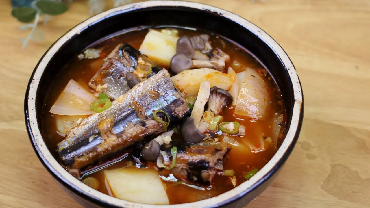  !  mackerel pike gochujang stew