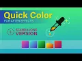 Free Adobe After Effects Script - Quick Color Standalone