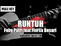 Download Lagu Runtuh - feby putri feat fiersa besari || Karaoke Lirik