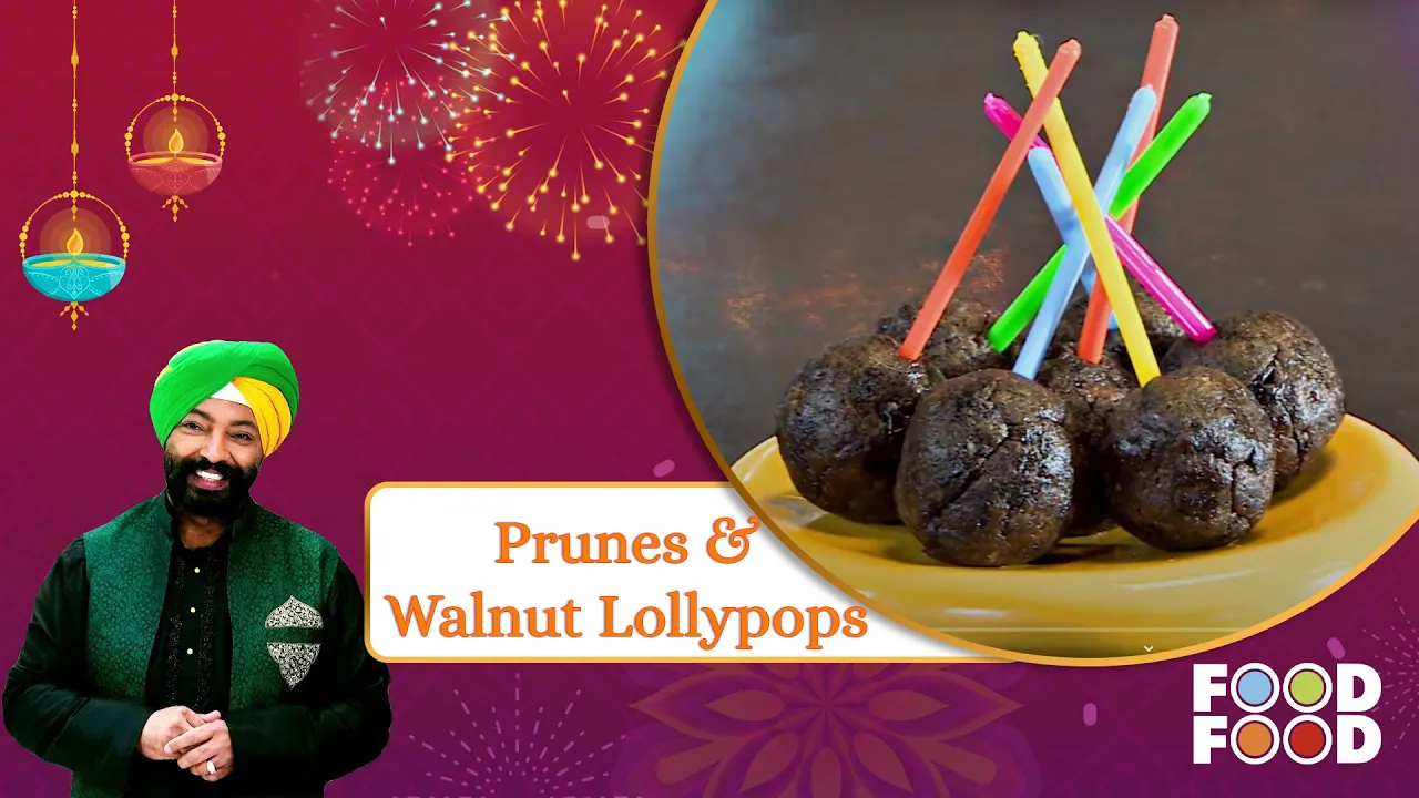            Diwali Delights: Prunes & Walnut Lollypops